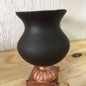 Vaso Vidro Marrom