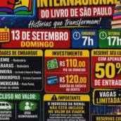 ?✨ BIENAL DO LIVRO SP — UMA EXPERIÊNCIA PARA VIVER E SE INSPIRAR! ✨?

Prepare-se para um dia especial de cultura, conhecimento, literatura e muita diversão! ❤️?

? GODOY TOUR & M.K.F. LOCADORA DE VANS
Viaje com conforto, segurança e guia acompanhante durante todo o passeio!

? 13 DE SETEMBRO — DOMINGO
? Embarque: 7h
? Retorno: 17h

? CIDADES DE EMBARQUE:

? LEME — Rodoviária
? ARARAS — Rodoviária
? LIMEIRA — Em frente à Havan do Shopping
? CORDEIRÓPOLIS — Em frente à Experimental
? AMERICANA — Posto Portal, entrada da cidade

? INVESTIMENTO:

? R$ 110,00 — Pix ou dinheiro
? R$ 120,00 — Cartão de crédito ou débito

? RESERVE SEU LUGAR COM APENAS 50% DE ENTRADA!

✅ INCLUSO NO VALOR:
✔️ Transporte confortável e seguro
✔️ Guia acompanhante

⚠️ IMPORTANTE:
?️ O ingresso da Bienal NÃO está incluso no valor da viagem.
A entrada deverá ser adquirida separadamente pelo passageiro, diretamente no site oficial da Bienal.

? bienaldolivrosp.com.br

?? VAGAS LIMITADAS!

Garanta sua reserva e venha viver uma experiência incrível na Bienal do Livro SP com a Godoy Tour & M.K.F. Locadora de Vans! ??❤️

? RESERVAS COM VIVIANE:
? (19) 99688-1289

✨ Não fique de fora! Reserve seu lugar e venha com a gente! ❤️??