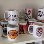 Canecas cerâmicas personalizadas