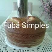 Bolo de Fubá simples