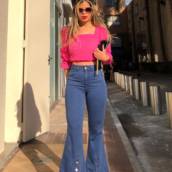 Calça bebela jeans flare petite alessandra