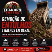 Remoção de Entulhos e Galhos em Avaré/SP – Agilidade, Limpeza e Responsabilidade