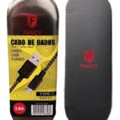 Cabo de dados para celular marca Fancy com conexão tipo C