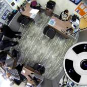 câmera com imagem a 360 grau 