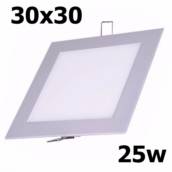 Luminária Plafon 25w LED Embutir Branco Frio 6500K / Branca Quente 3000k