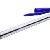 Caneta Bic Cristal Dura + Azul - Caixa C/ 50 Unidades