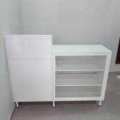 Balcão de atendimento com vitrine - Bauru