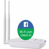 Roteador Intebrás Hotspot com check-in no Facebook