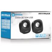 Caixa De Som Mymax USB 6W RMS – Preto – SP205