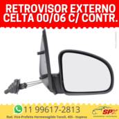 Retrovisor Externo Celta 00/06 c/ controle