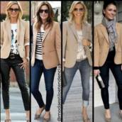 Blazer Nude de Malha (Semelhante a esse Disponível no Tamanho: 38).