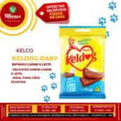 Bifinho Keldog Baby para Cães Sabor Carne e Leite - 60g