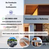 Transformamos ideias em realidade, executando obras residenciais com alto padrão de qualidade. Atuamos desde pequenas reformas até grandes construções, sempre com foco em segurança, eficiência e transparência, garantindo soluções personalizadas para cada cliente.