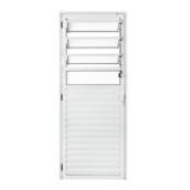 Porta Basculante Branca 1 Seção