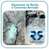 Desmonte de Rocha e Concreto Armado