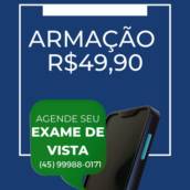 Armação por apenas R$49,90