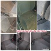 higienização de interior