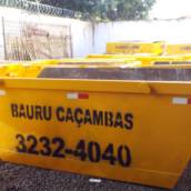 Caçamba estacionária de 4m³ em Bauru