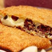 Pastel de calabresa com catupiry