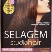 Kit Selagem Studio Hair Cabelos Castanhos