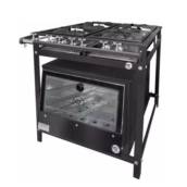 Fogão industrial 4 bocas com forno  baixa pressão.