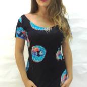 Vestidos curtos Fluff