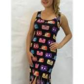 Vestido com Franja Purses Leve 