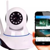 Câmera Ip Ir Wireless Controle Via celular - Internet 