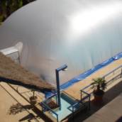Piscina no inverno