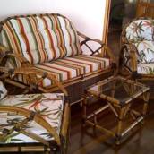 Conjunto em cana da índia