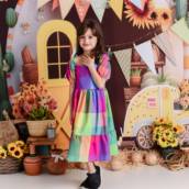 Vestido menininha Quadriculado 