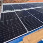 Limpeza de placa solar