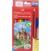 Lápis de cor de 12 cores da Faber Castell