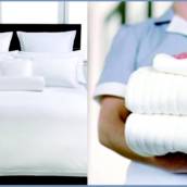 Lavagem de roupas de cama, mesa e banho