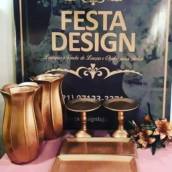 Kit Dourado com Vasos e Bandejas em Niterói, RJ