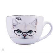 canecão grande gato de óculos uatt