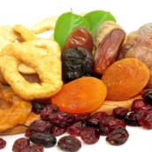 Frutas desidratas