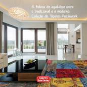Coleção de tapetes patchwork