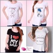 Blusa temática para gestantes
