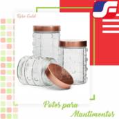 Potes para mantimentos
