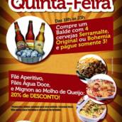 Compre um balde com 4 cerveja e pague 3