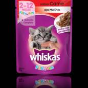 Whiskas Sachê Filhotes Carne