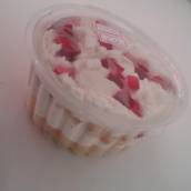 Bolo de Pote Sabor Merengue de Morango