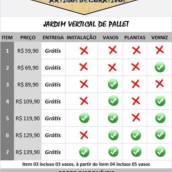 Jardim Vertical de Pallet