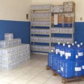 Água mineral galão e garrafa 