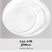 DISCO DE ISOPOR PARA PIZZA FIBRAFORM D35