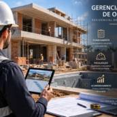 Gerenciamento completo da obra, com planejamento, acompanhamento dos serviços, controle de etapas, materiais, equipes e prazos, garantindo maior organização, qualidade e eficiência durante toda a execução.