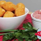 Coxinha com Mortadela