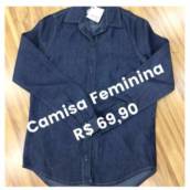 Camisa jeans feminina em Avaré