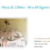Mesa de 6 a 8 Lugares